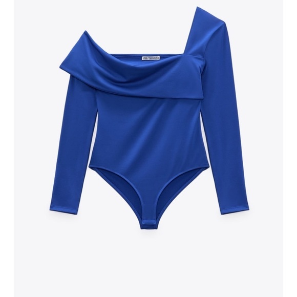 Zara ASYMMETRICAL BODYSUIT
BLUISH​ - Picture 2 of 4